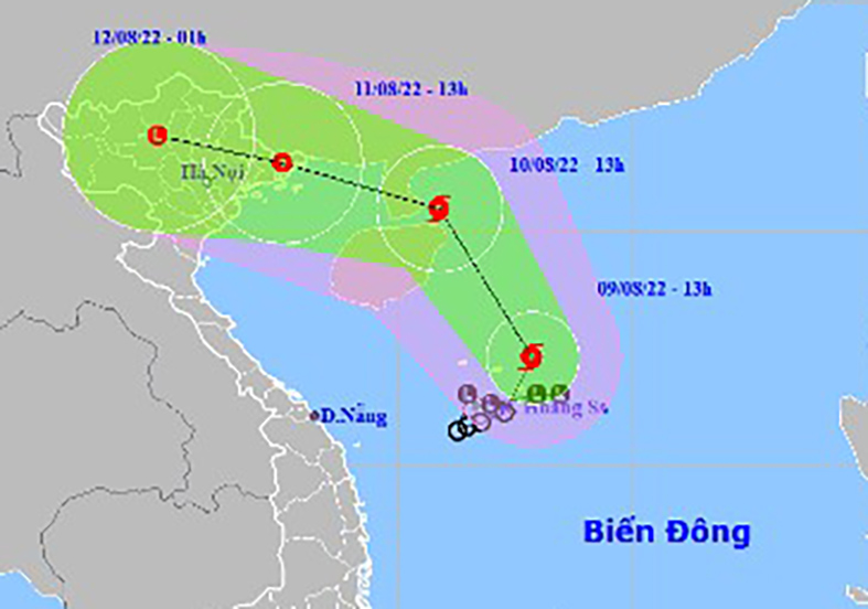 Xuất hiện bão số 2 Mulan, Kiên Giang có mưa rào, dông, đề phòng tố, lốc 
